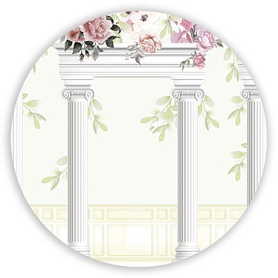 Mini Painel - Floral Coluna - Sublimado 3D