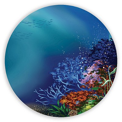 Mini Painel - Fundo do Mar - Sublimado 3D