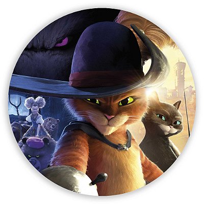 Mini Painel - Gato de Botas - Sublimado 3D