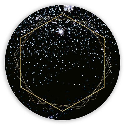 Mini Painel - Geometrico Glitter - Sublimado 3D