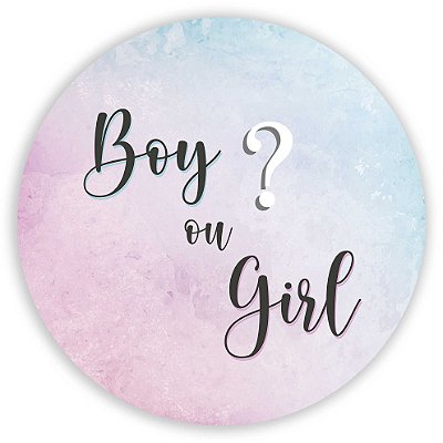 Mini Painel - Girl Boy Revelação - Sublimado 3D