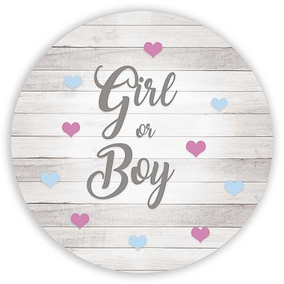 Mini Painel - Girl Boy Revelação - Sublimado 3D