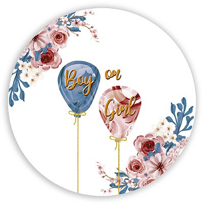 Mini Painel - Girl Boy Revelação - Sublimado 3D