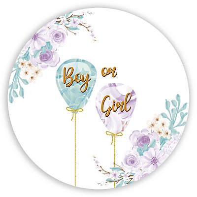 Mini Painel - Girl Boy Revelação - Sublimado 3D