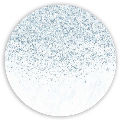 Mini Painel - Glitter Azul - Sublimado 3D