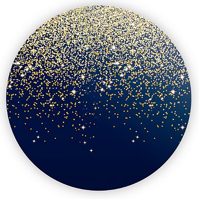 Mini Painel - Glitter Azul - Sublimado 3D