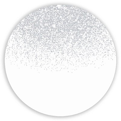 Mini Painel - Glitter Branco - Sublimado 3D