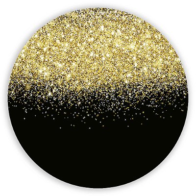 Mini Painel - Glitter Dourado - Sublimado 3D