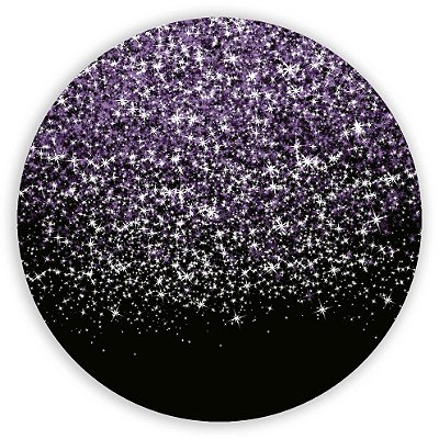 Mini Painel - Glitter Lilás - Sublimado 3D