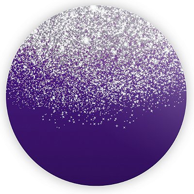 Mini Painel - Glitter Roxo - Sublimado 3D