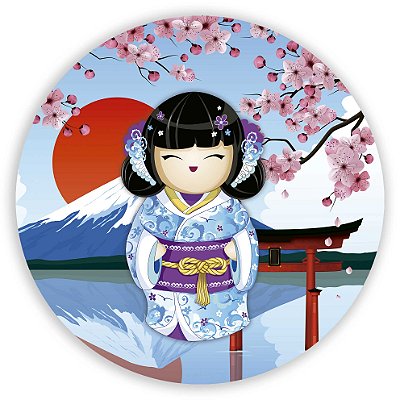 Mini Painel - Gueixa - Sublimado 3D