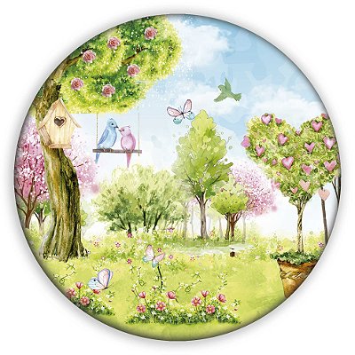 Mini Painel - Jardim - Sublimado 3D