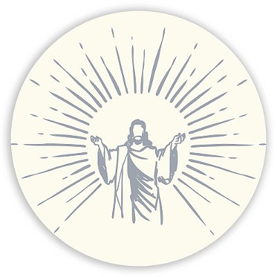 Mini Painel - Jesus - Sublimado 3D