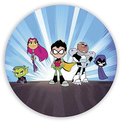 Mini Painel - Jovens Titans - Sublimado 3D