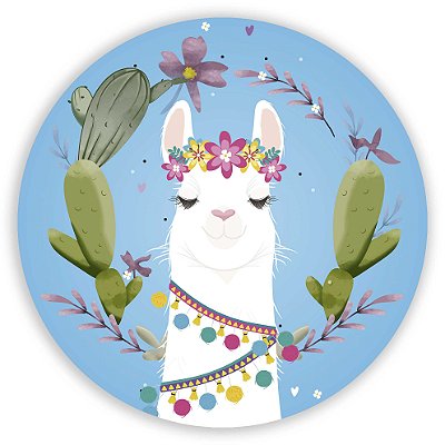 Mini Painel - Lhama - Sublimado 3D