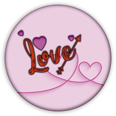 Mini Painel - Love - Sublimado 3D