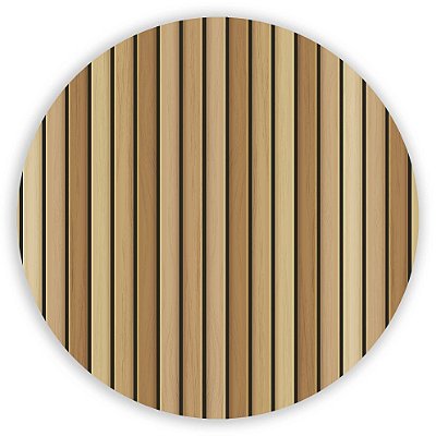 Mini Painel - Madeira Ripada - Sublimado 3D