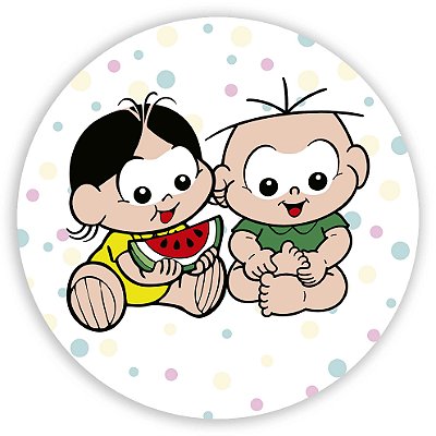 Mini Painel - Magali e Cebolinha Baby - Sublimado 3D