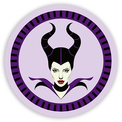 Mini Painel - Malévola - Sublimado 3D