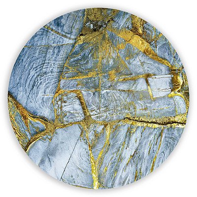 Mini Painel - Mármore Glitter Azul - Sublimado 3D