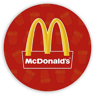 Mini Painel - McDonalds - Sublimado 3D