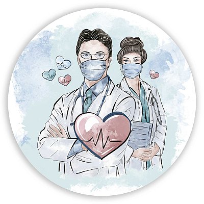 Mini Painel - Medicina - Sublimado 3D