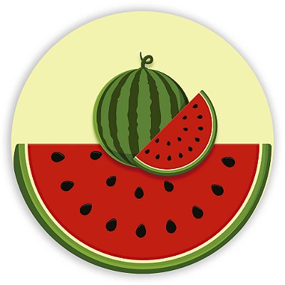 Mini Painel - Melancia - Sublimado 3D