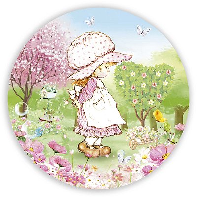 Mini Painel - Menina Jardim - Sublimado 3D