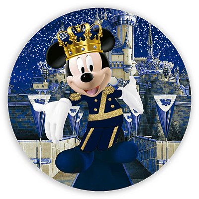 Mini Painel - Mickey Realeza - Sublimado 3D