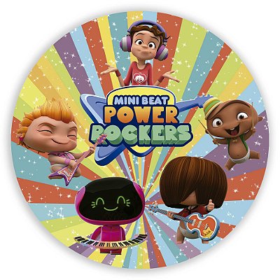 Mini Painel - Mini Beat Power Rockers - Sublimado 3D
