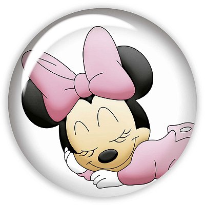 Mini Painel - Minnie Baby Rosa - Sublimado 3D