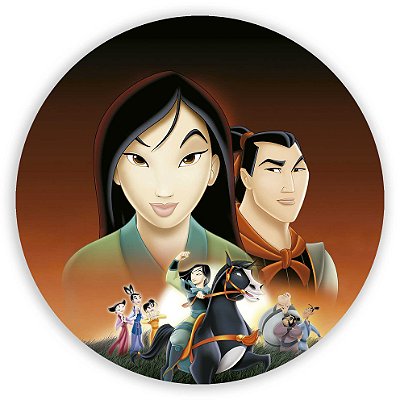 Mini Painel - Mulan - Sublimado 3D