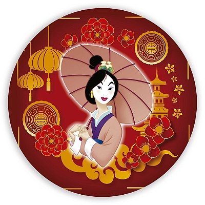 Mini Painel - Mulan - Sublimado 3D