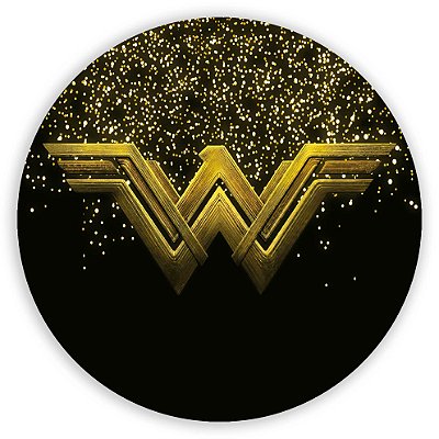 Mini Painel - Mulher Maravilha Glitter - Sublimado 3D