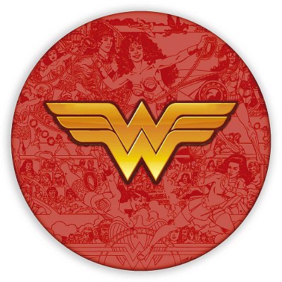 Mini Painel - Mulher Maravilha Simbolo - Sublimado 3D