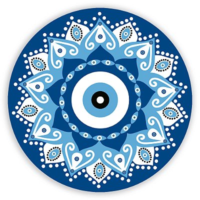 Mini Painel - Olho Grego Mandala - Sublimado 3D