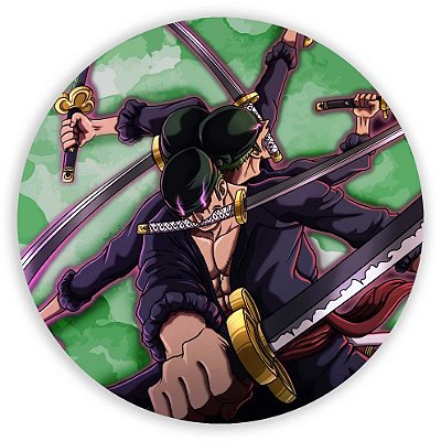 Mini Painel - One Piece Zoro - Sublimado 3D