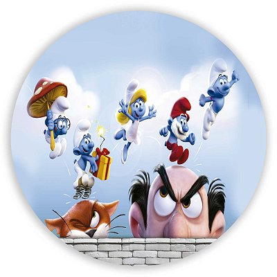 Mini Painel - Os Smurfs - Sublimado 3D