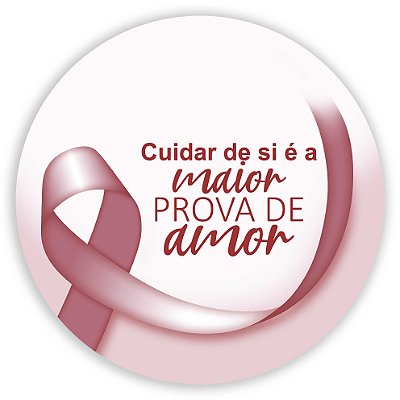 Mini Painel - Outubro Rosa - Sublimado 3D