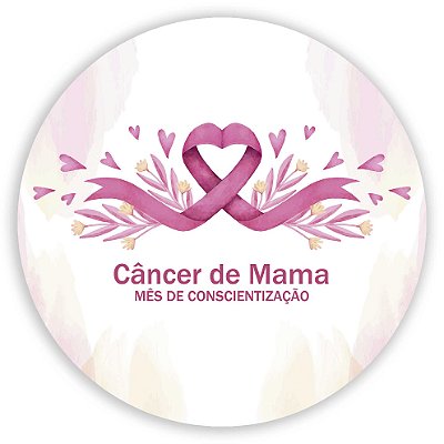 Mini Painel - Outubro Rosa - Sublimado 3D