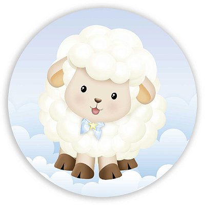 Mini Painel - Ovelha Azul - Sublimado 3D