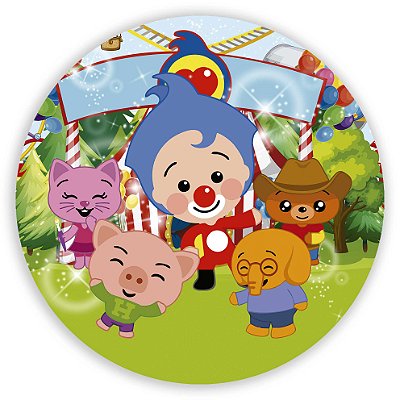 Mini Painel - Palhaço Plim Plim - Sublimado 3D