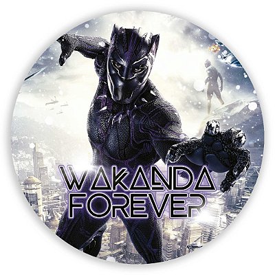 Mini Painel - Pantera Negra - Sublimado 3D