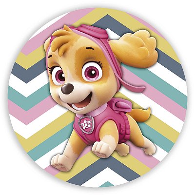 Mini Painel - Patrulha Canina Skye - Sublimado 3D