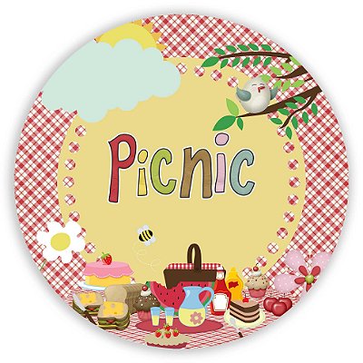 Mini Painel - Picnic - Sublimado 3D