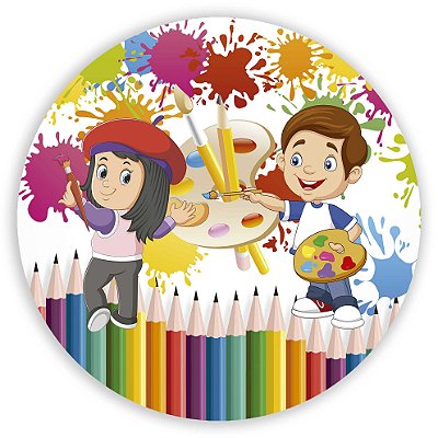 Mini Painel - Pintando o 7 - Sublimado 3D