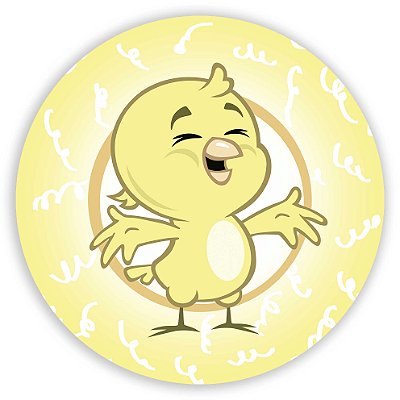 Mini Painel - Pintinho Amarelinho - Sublimado 3D