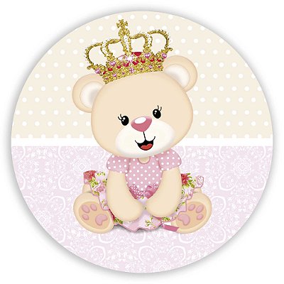 Mini Painel - Princesa Ursinha - Sublimado 3D