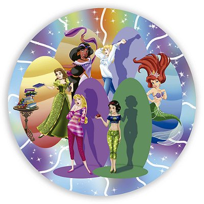 Mini Painel - Princesas da Disney - Sublimado 3D