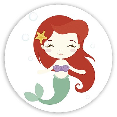 Mini Painel - Sereia - Sublimado 3D